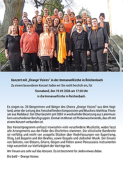 Plakat Orange Voices